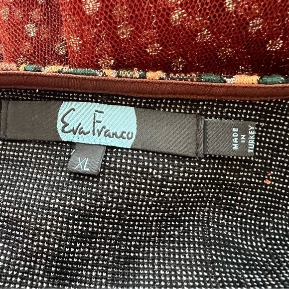 Eva Franco Anthropologie Jacquard Sleeveless Top XL - Picture 10 of 11